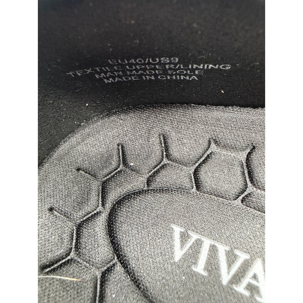 Vivaia Francesca Platform Chunky Heel Penny Minimalist Preppy Black Loafer 9 - Picture 4 of 10